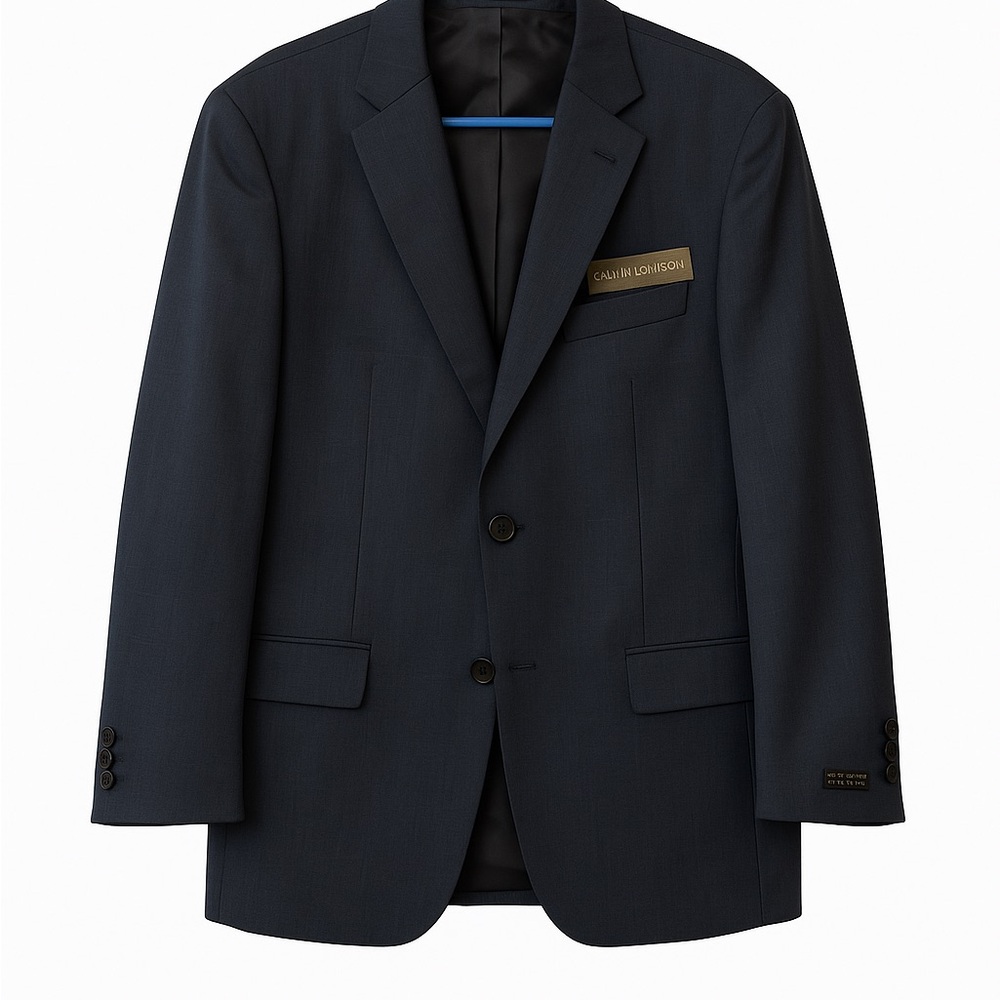 Jos. A. Bank Blue Sport Coat with Structured Shoulders - Picture 2 of 7